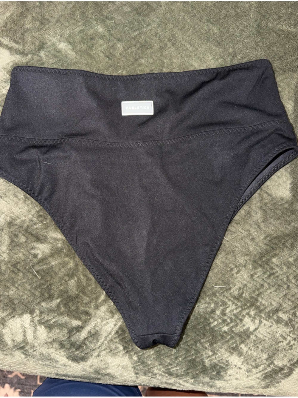 Fabletics High-Waist Black Bikini Bottom